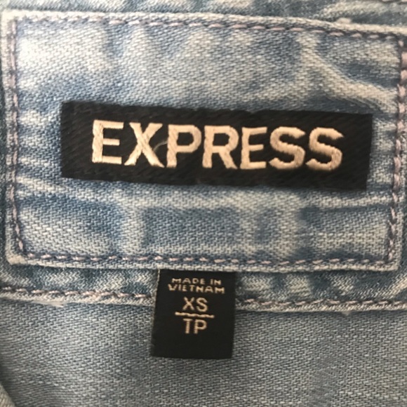 Express Denim Top - Picture 5 of 6